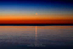 Baileys Harbor Dawn Moonrise