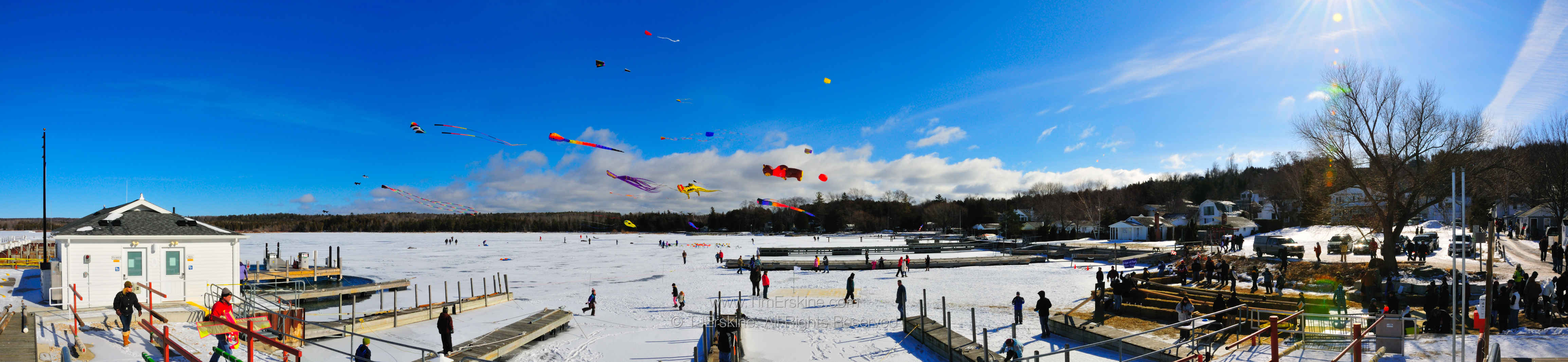 Fish Creek Winter Fest Panorama