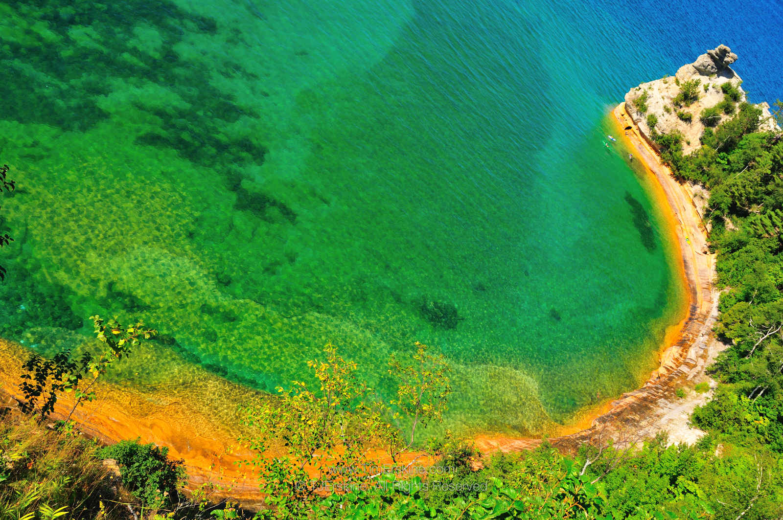 Lake Superior Pictured Rocks Lagoon