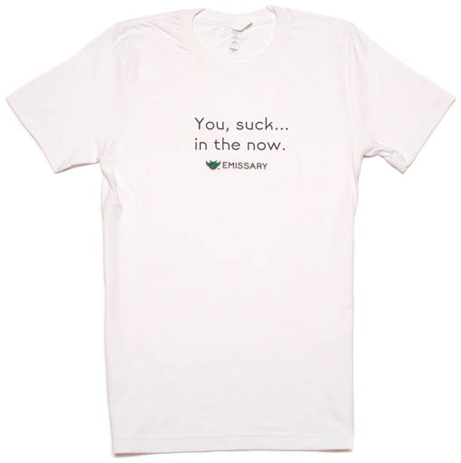 Suck-in the now, White Unisex